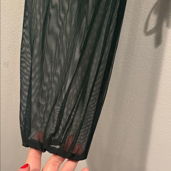 Inspired Hearts Dark Green Ruched Blouse - Picture 6 of 8